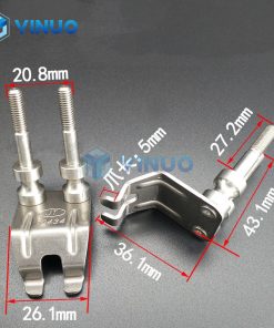 10434 JT wave solder fingers . Double Hook Titanium Claws - Image 2