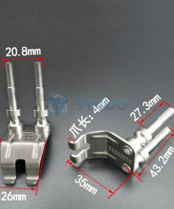 10434 JT wave solder fingers L shape .33300036 Double Hook Titanium Claws.High quality Wave Soldering spare parts.