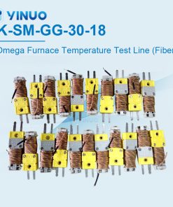 High-Temperature Thermocouple Type K, Exposed Tip, Plug, Furnace Temperature Tester Furnace Temperature Test Line