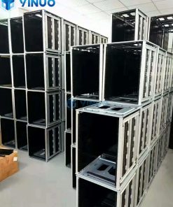Made in China High Quality ESD Magazine HT-3001 .Plastic Top Bottom ESD PCB Rack Plastic Magazine 355×315×580mm ESD Antistatic SMT Magazine rack - Image 2