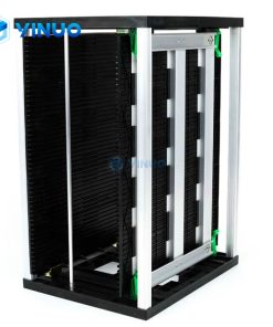 Made in China High Quality ESD Magazine HT-3001 .Plastic Top Bottom ESD PCB Rack Plastic Magazine 355×315×580mm ESD Antistatic SMT Magazine rack - Image 18