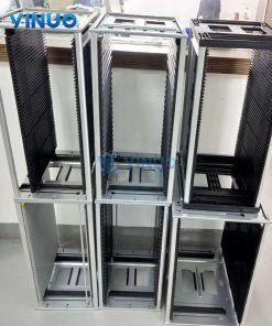 Made in China High Quality ESD Magazine HT-3001 .Plastic Top Bottom ESD PCB Rack Plastic Magazine 355×315×580mm ESD Antistatic SMT Magazine rack - Image 7