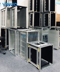 Made in China High Quality ESD Magazine HT-3001 .Plastic Top Bottom ESD PCB Rack Plastic Magazine 355×315×580mm ESD Antistatic SMT Magazine rack - Image 8