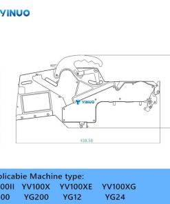 Applicabie Machine type YV100II YV100X YV100XE YV100XG YG100 YG200 YG12 YG24 .Yamaha 12mm electric feeder