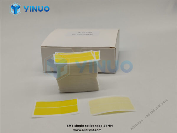 yellow ESD Economic SMT Single Splice Tape 24mm