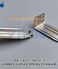 3-0257-240-01-3 finger V RIBBED CURVED SPRING TITANIUM 2.4 MM - Image 6