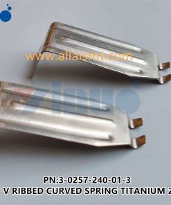 3-0257-240-01-3 finger V RIBBED CURVED SPRING TITANIUM 2.4 MM - Image 7