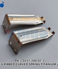 3-0257-240-01-3 finger V RIBBED CURVED SPRING TITANIUM 2.4 MM - Image 9