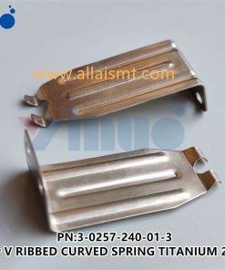 3-0257-240-01-3 finger V RIBBED CURVED SPRING TITANIUM 2.4 MM - Image 3