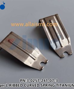 3-0257-241-07-3 finger L RIBBED CURVED SPRING TITANIUM 5.0 MM - Image 3