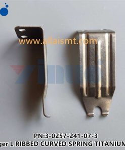 3-0257-241-07-3 finger L RIBBED CURVED SPRING TITANIUM 5.0 MM