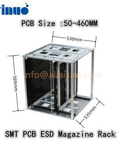 E8804 SMT ESD Magazine Rack PCB Size 50-460mm