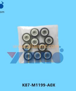 K87-M1199-A0X black plastic gear