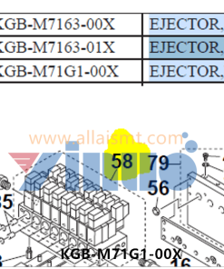 KGB-M71G1-00X Ejector Valve