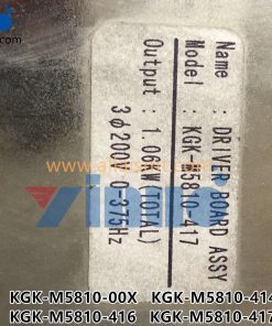 KGK-M5810-00X KGK-M5810-414 KGK-M5810-416 KGK-M5810-417 DRIVER BOARD