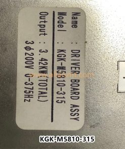 KGK-M5810-315 DRIVER BOARD