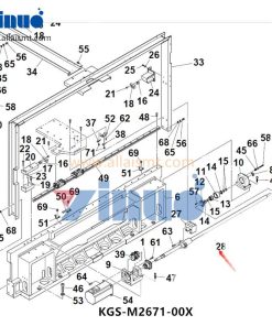 KGS-M2671-00X SCREW BALL X AXIS
