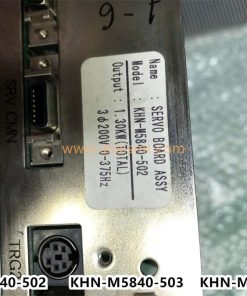 KHN-M5840-502 KHN-M5840-503 KHN-M5840-522 SRVO BOARD ASSY