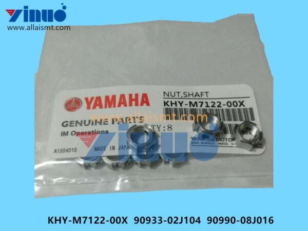 KHY-M7122-00X 90933-02J104 90990-08J016 NUT Shaft