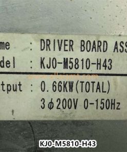 KJ0-M5810-H43 DRIVER BOARD ASSY