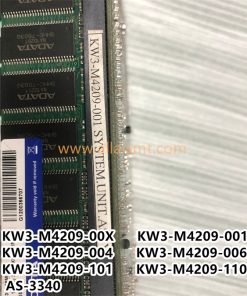 KW3-M4209-00X KW3-M4209-001 KW3-M4209-004 KW3-M4209-006 KW3-M4209-101 KW3-M4209-110 AS-3340 SYSTEEM BOARD ASSY