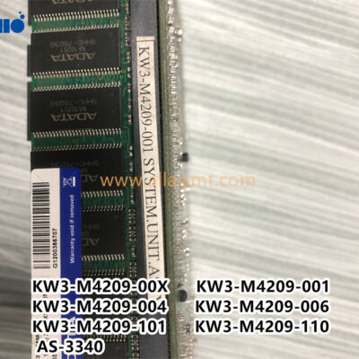 KW3-M4209-00X KW3-M4209-001 KW3-M4209-004 KW3-M4209-006 KW3-M4209-101 KW3-M4209-110 AS-3340 SYSTEEM BOARD ASSY