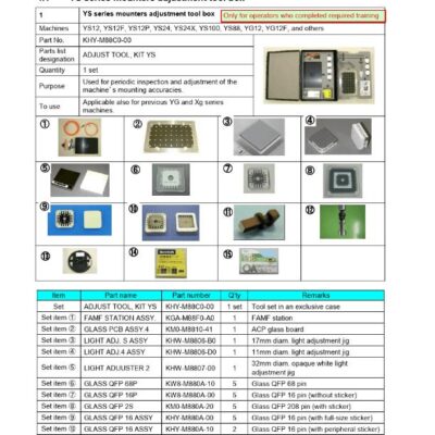 KHY-M880A-00 KHY-M880A-10 GLASS QFP 16 ASSY