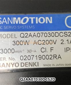 Q2AA07030DCS2D Motor 300W AC200V