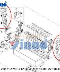 VQ121-5MO-X42 KLW-M71580-00 ZZB10-X177 VALVE