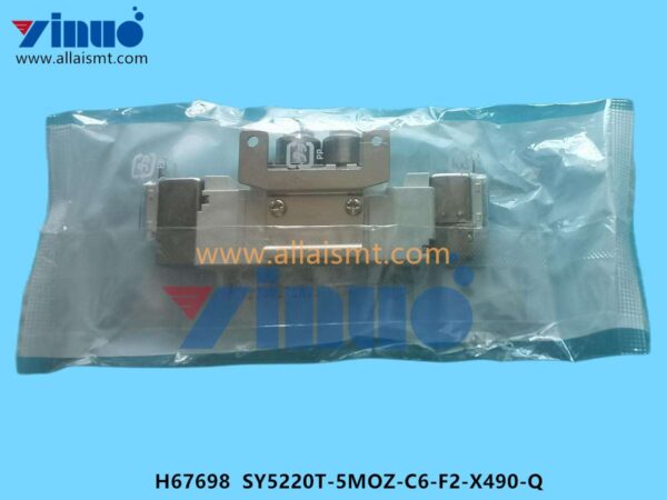 H67698 SY5220T-5MOZ-C6-F2-X490-Q Solenoid Valve Body Ported Single Unit