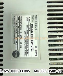MR-J2S-100B-EE085 MR-J2S-350B-S041U703 AC Servo Amplifier