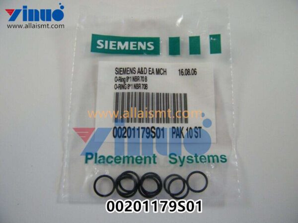 00201179S01 SIEMENS ASM O-RING 8X1 NBR 70B