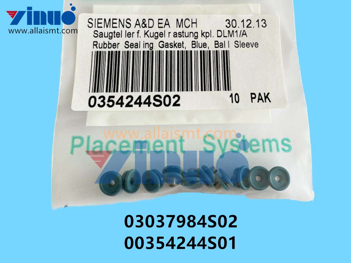 03037984S02 00354244S01 SIEMENS ASM RUBBER SEALING GASKET BLUE BALL SLEEVE