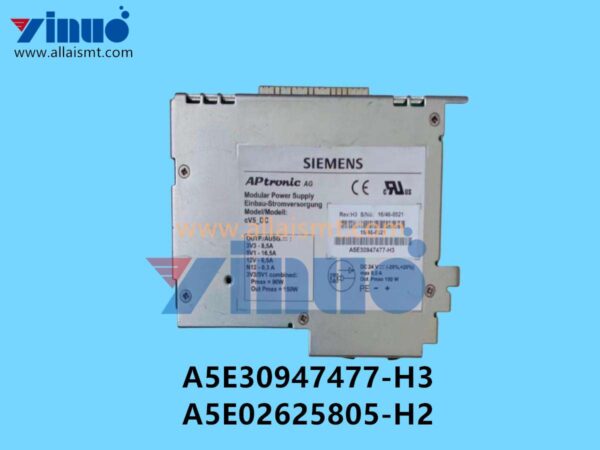 A5E30947477-H3 A5E02625805-H2 SIEMENS ASM POWER SUPPLY MODULE, 24V DC