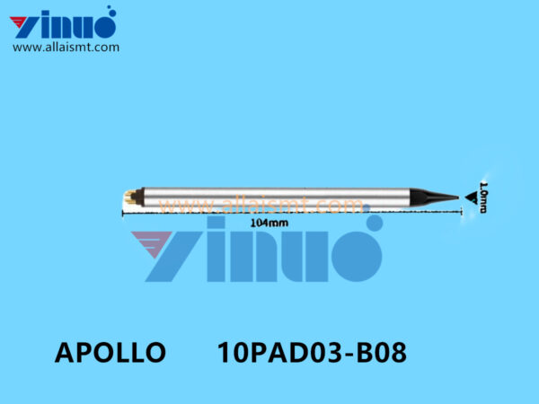 10PAD03-B08 APOLLO DC DCS series PAD GDV DV1 automatic soldering robot tip