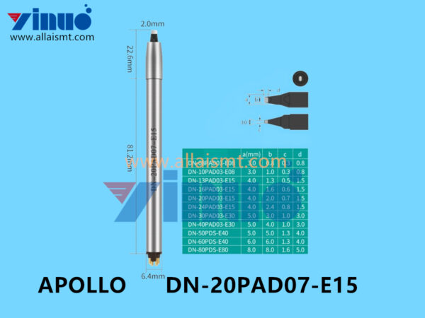 DN-20PAD07-E15 Apollo Soldering Tip