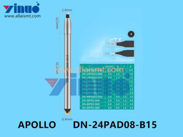 DN-24PAD08-B15 Apollo Soldering Tip