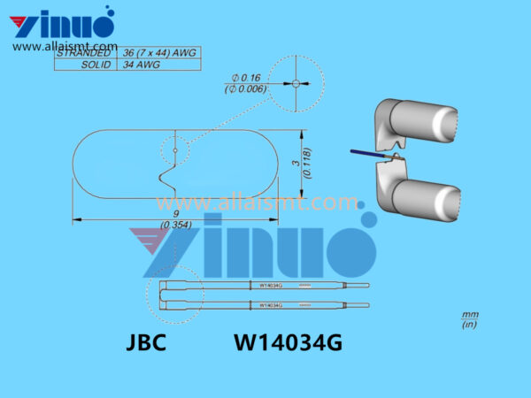 JBC W14034G Soldering Tip