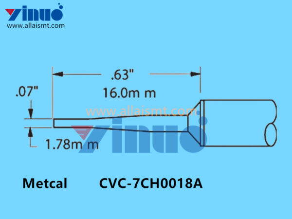 Metcal CVC-7CH0018A Soldering Tip