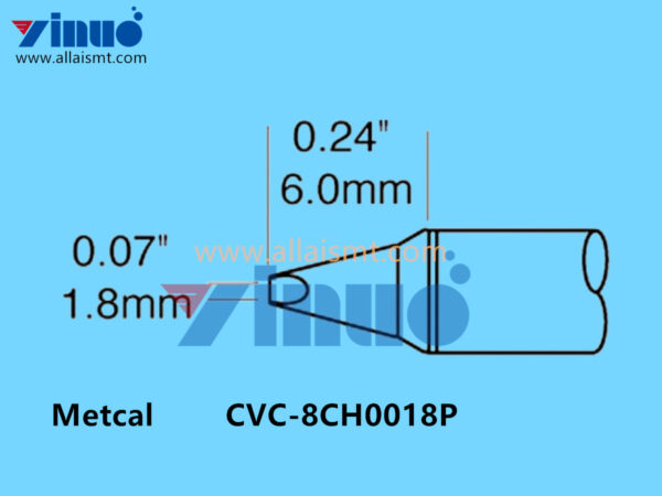 Metcal CVC-8CH0018P Soldering Tip