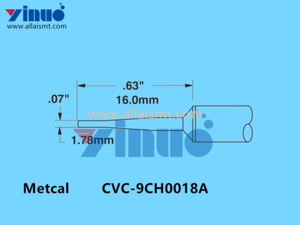 Metcal CVC-9CH0018A Soldering Tip