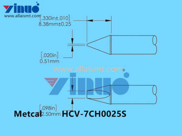 Metcal HCV-7CH0025S Soldering Tip