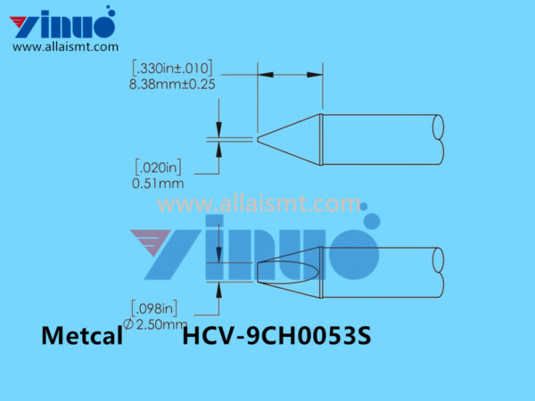 Metcal HCV-9CH0053S Tip Soldering Tip