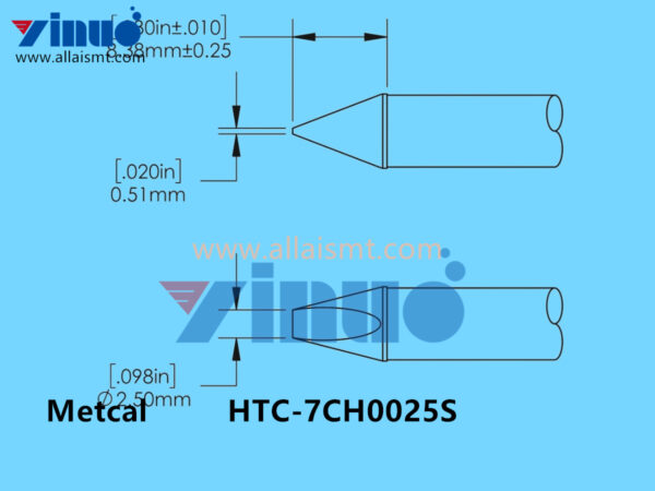 Metcal HTC-7CH0025S Soldering Tip