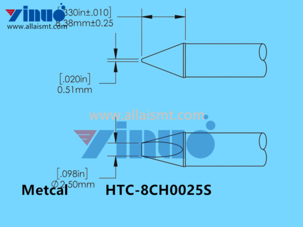 Metcal HTC-8CH0025S Soldering Tip