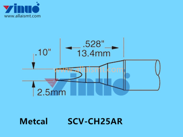 Metcal SCV-CH25AR Soldering Tip