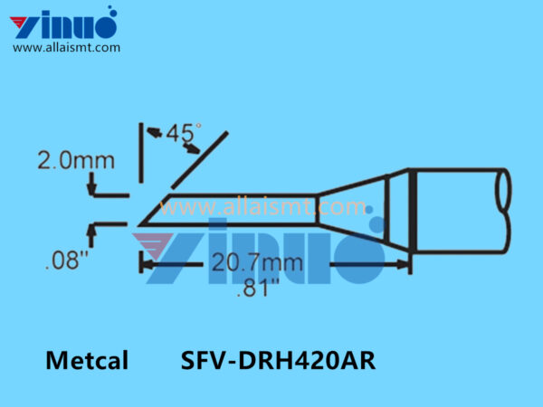 Metcal SFV-DRH420AR Soldering Tip