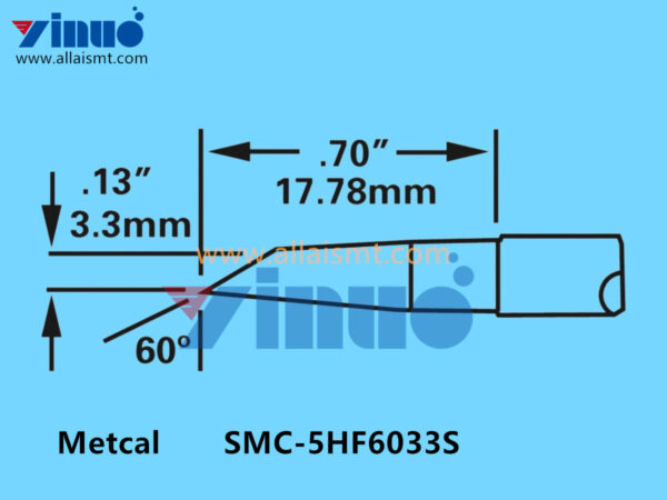 Metcal SMC-5HF6033S Soldering Tip