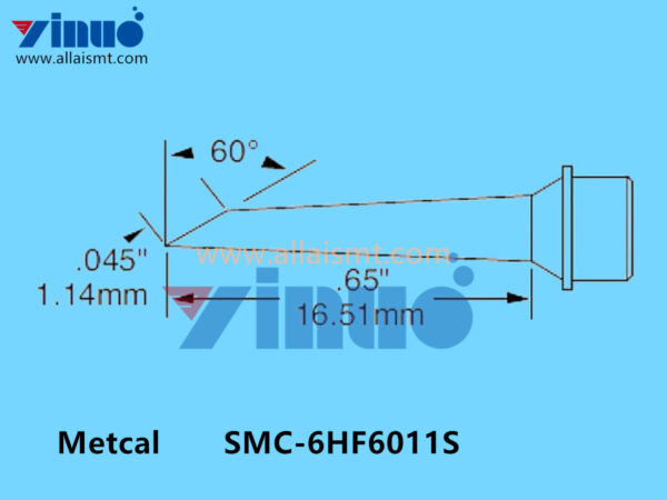 Metcal SMC-6HF6011S Soldering Tip