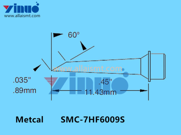 Metcal SMC-7HF6009S Soldering Tip